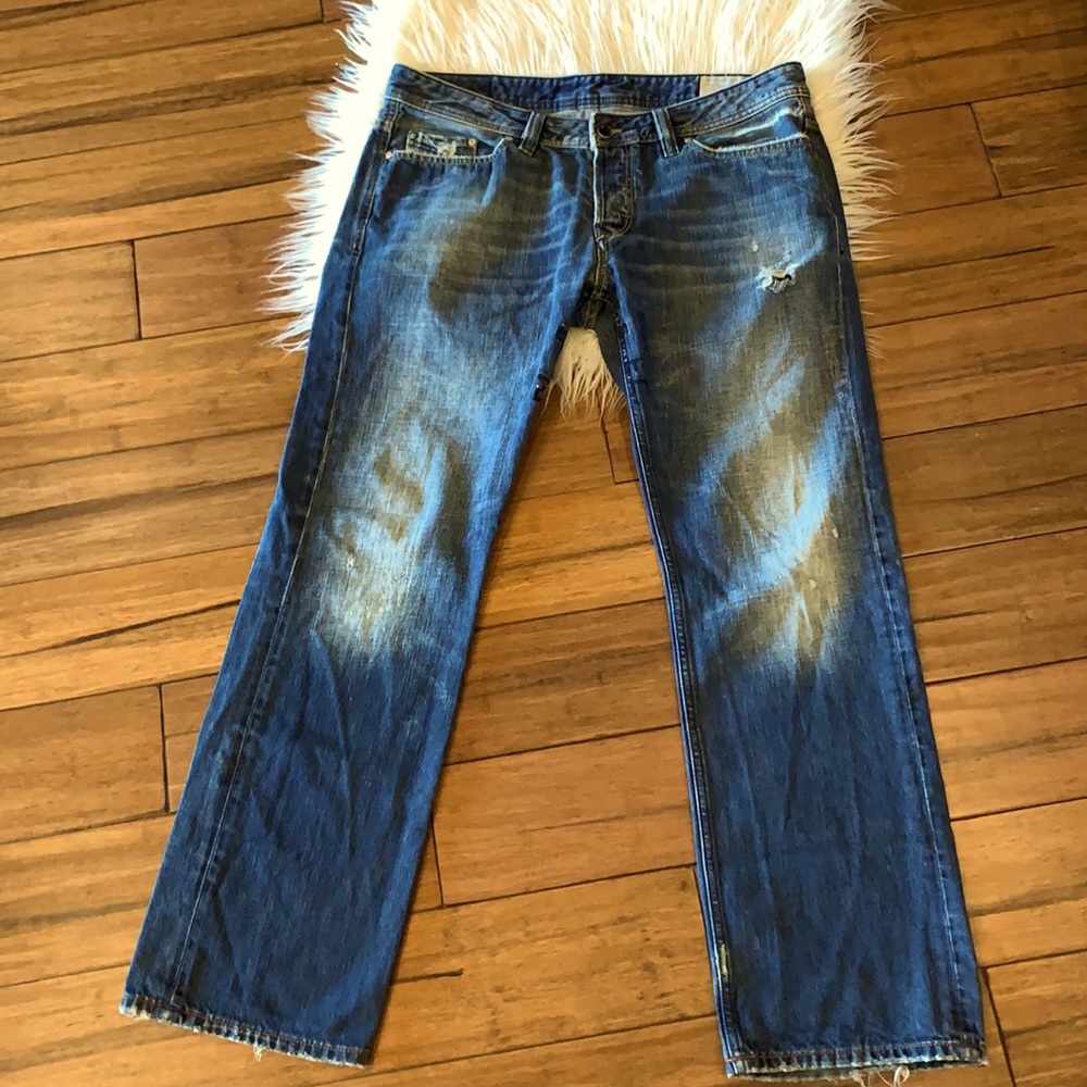 Diesel Viker Men’s Acid Washed Jeans W34 L30